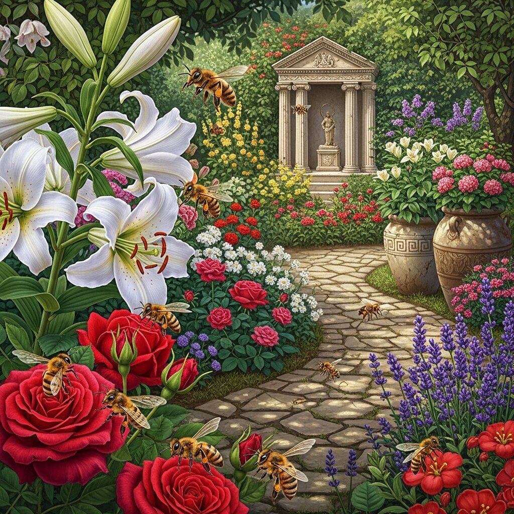 Hortus cum flōribus