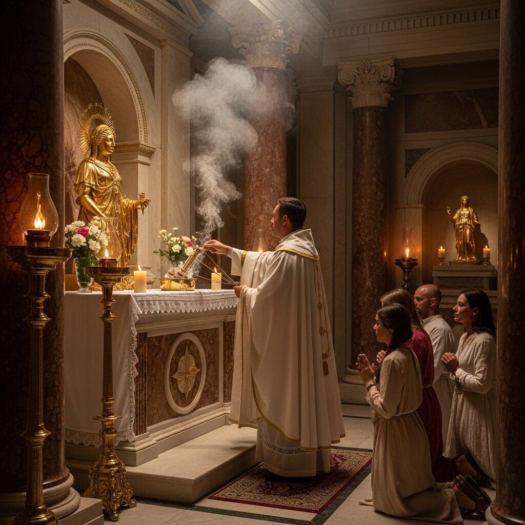 Sacrificium in templō